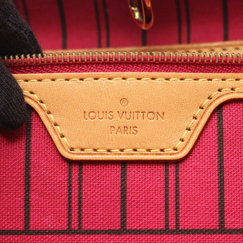路易威登 Neverfull MM 單肩手提包 M41178 Monogram Pivoine 二手女士-3
