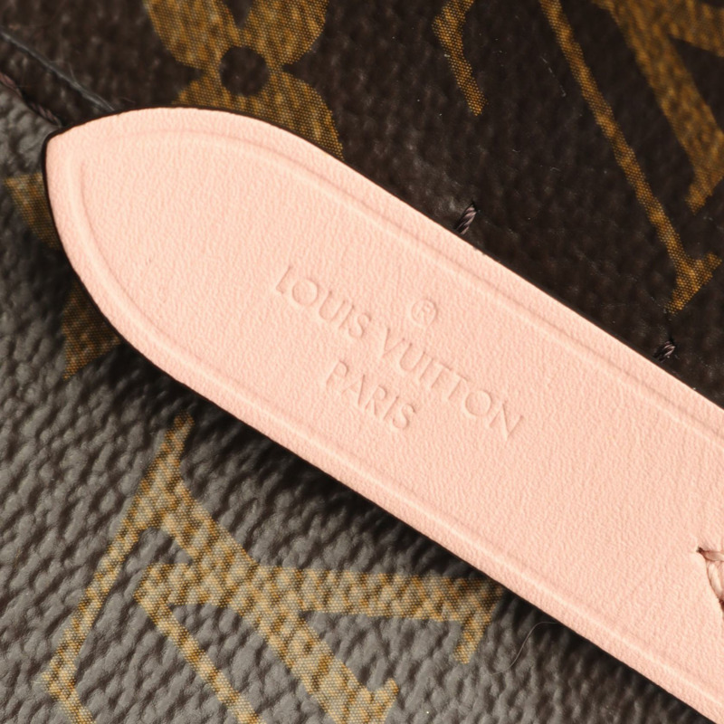 路易威登 Neo Noe 單肩包 M44022 Monogram 帆布 棕色粉紅色 二手 女士-3
