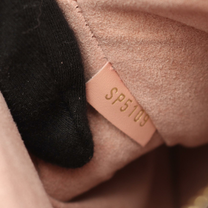 路易威登 Neo Noe 單肩包 M44022 Monogram 帆布 棕色粉紅色 二手 女士-4