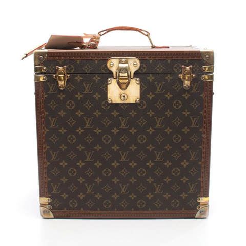 路易威登 (LOUIS VUITTON) Boite Man Montre Monogram 旅行箱 M48122 PVC塗層帆布皮革棕色二手女士
