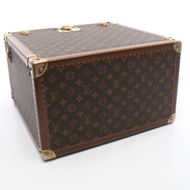 路易威登 (LOUIS VUITTON) Boite Man Montre Monogram 旅行箱 M48122 PVC塗層帆布皮革棕色二手女士-8