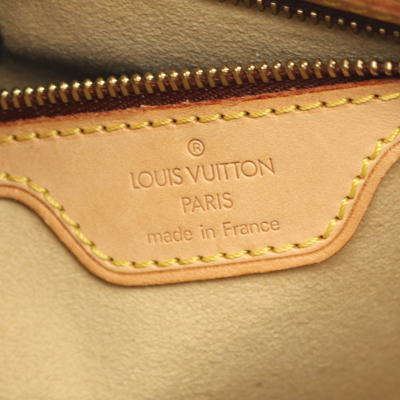 路易威登 Looping MM 單肩包 M51146 Monogram 帆布皮革棕色二手-3