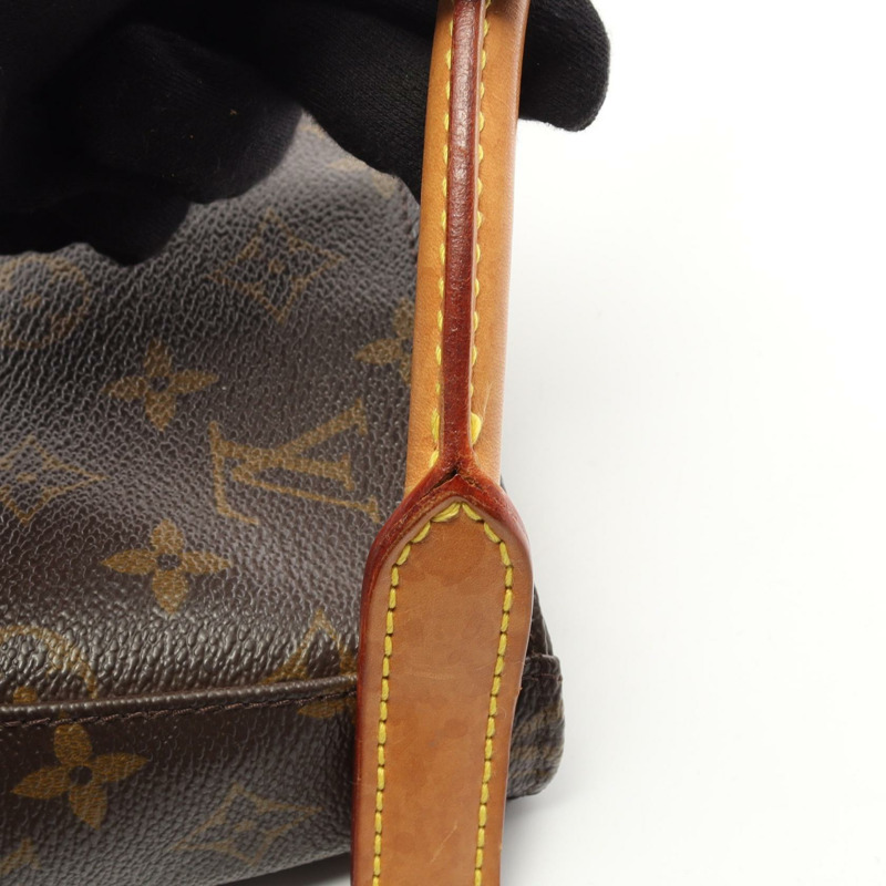 路易威登 Looping MM 單肩包 M51146 Monogram 帆布皮革棕色二手-6