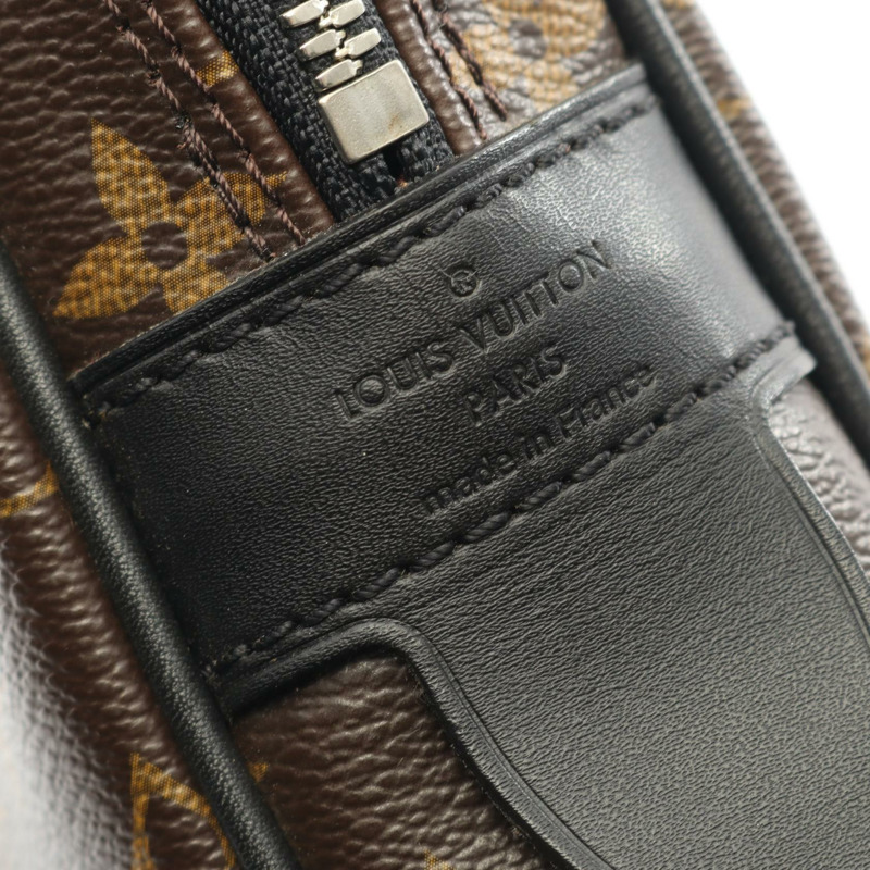 路易威登 Porto Document Voyage 商務包 M40225 Monogram Macassar 二手-3