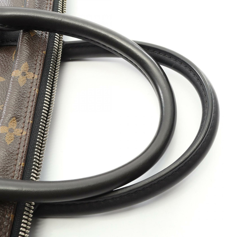 路易威登 Porto Document Voyage 商務包 M40225 Monogram Macassar 二手-7