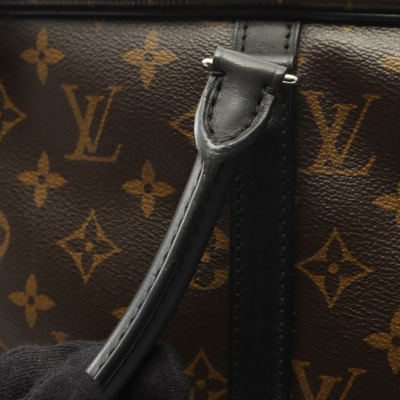 路易威登 Porto Document Voyage 商務包 M40225 Monogram Macassar 二手-8