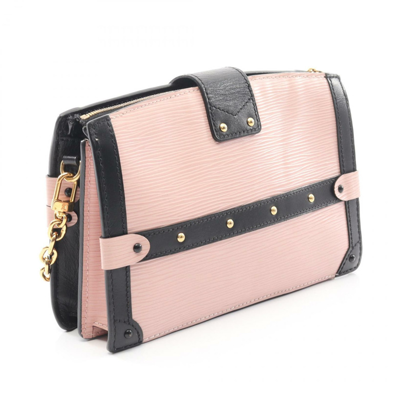 路易威登 Trunk Clutch 單肩包 M53191 Epi 皮革 芭蕾粉 二手-1