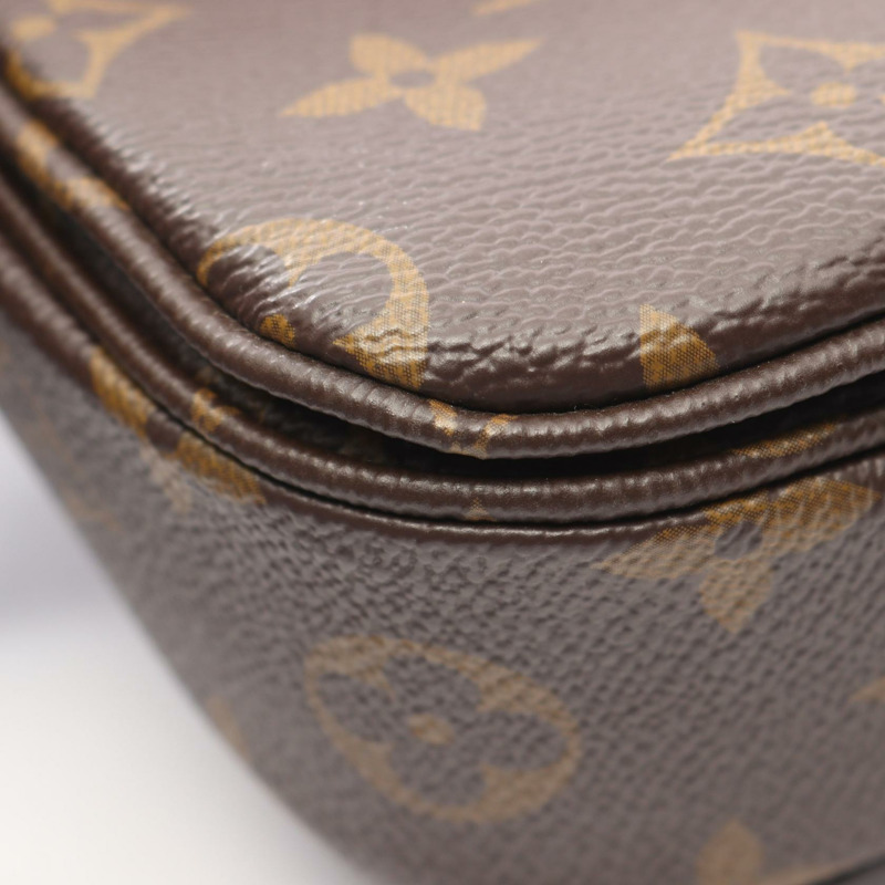 路易威登 Pochette Metis MM 單肩手提包 M44875 Monogram 棕色 二手 LV-6