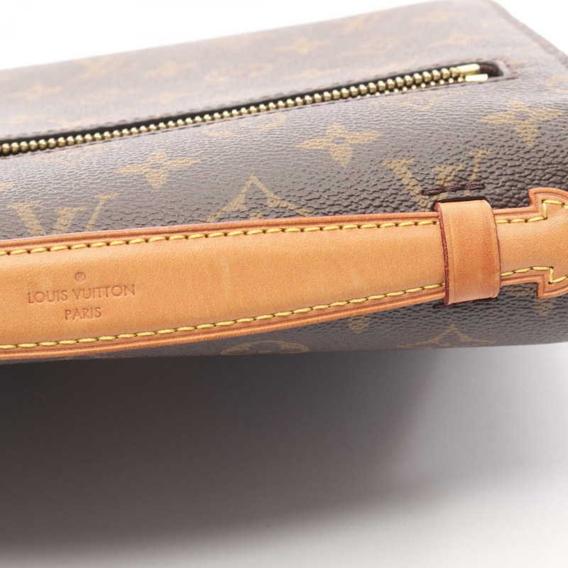 路易威登 Pochette Metis MM 單肩手提包 M44875 Monogram 棕色 二手 LV-8