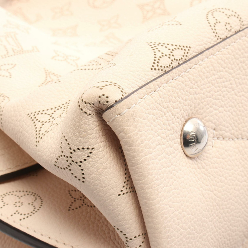 路易威登 Muria 單肩斜背包 M55801 Mahina 皮革 米色 二手-4