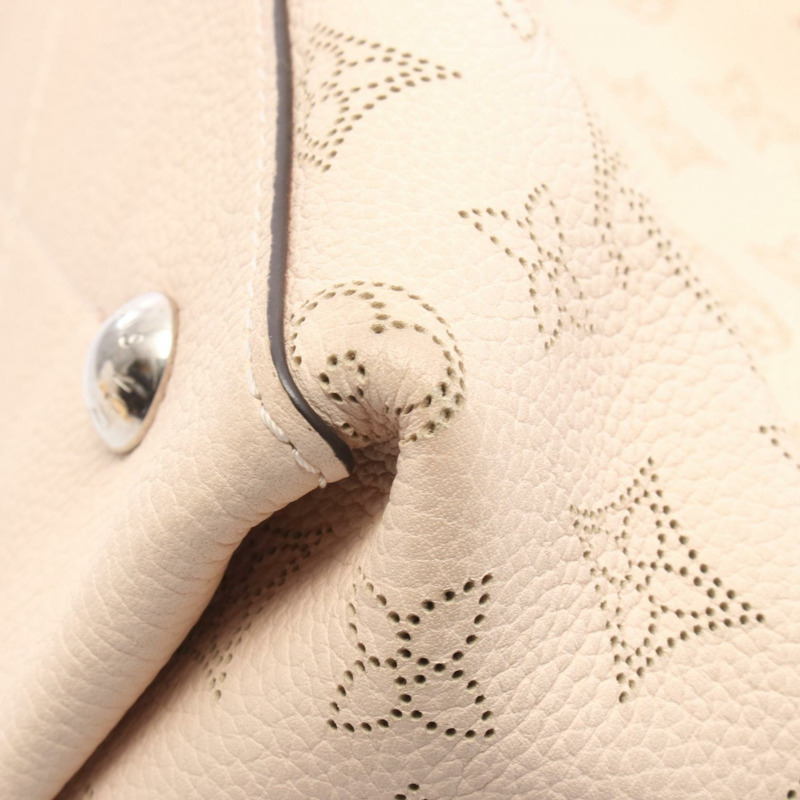 路易威登 Muria 單肩斜背包 M55801 Mahina 皮革 米色 二手-5