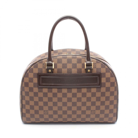 路易威登 Nolita 手提包 N41455 Damier Ebene 皮革 棕色 二手 女式