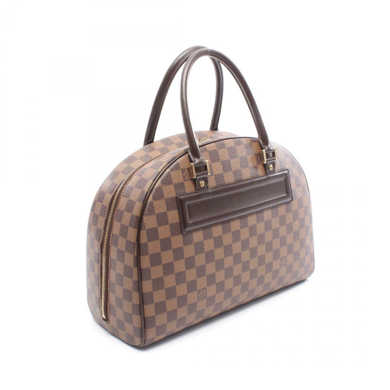 路易威登 Nolita 手提包 N41455 Damier Ebene 皮革 棕色 二手 女式-1