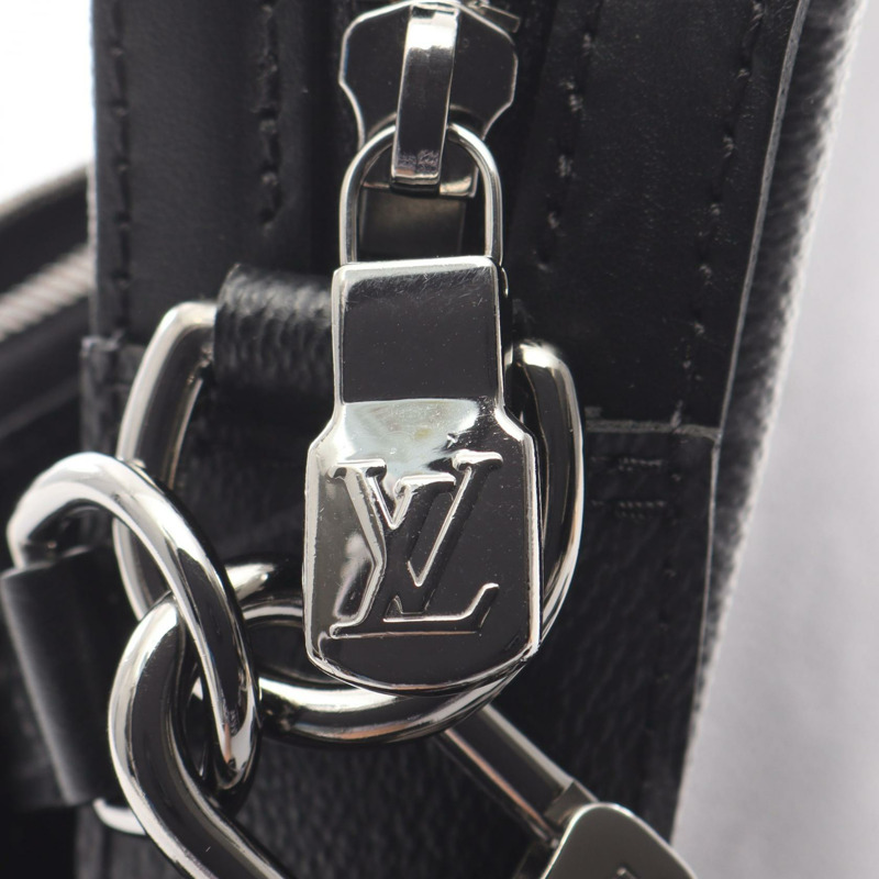 路易威登 Trio Messenger 肩背包 M69443 Monogram Eclipse 黑灰 二手-5