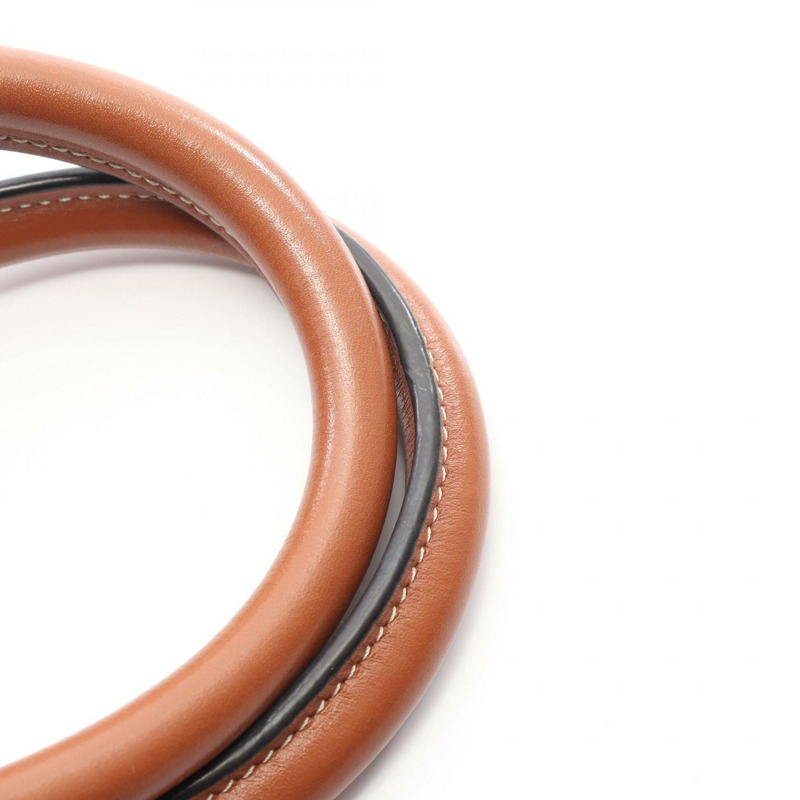 CELINE Mini Vertical Cabas Triomphe 斜背包，帆布皮革，黑色/棕色-5