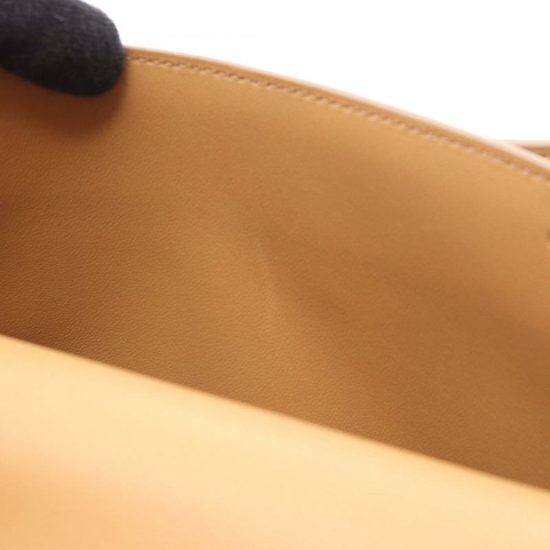 愛馬仕 Constance 3 Mini Verso 單肩包 U 型山羊皮淺餅乾色二手金色五金-5