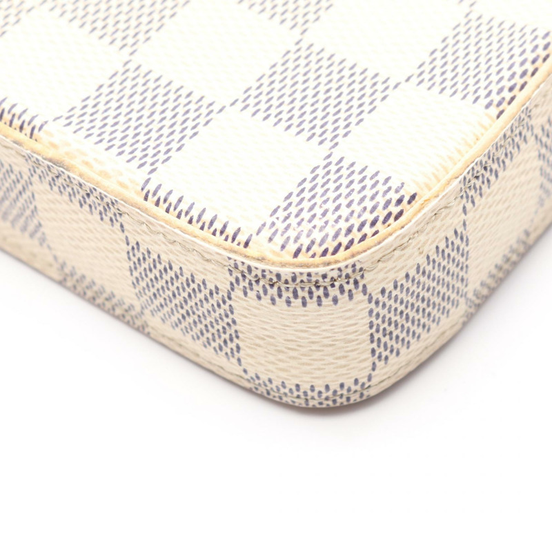 路易威登 Felicie Pochette cnain 斜挎單肩包 N40491 Damier Azur-8