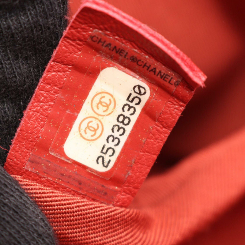 香奈兒 (CHANEL) 絎縫鏈條斜挎包，羊皮，波爾多橙色，二手，金色五金-4