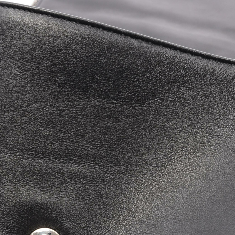 香奈兒 (CHANEL) 絎縫鏈條肩背包，羊皮材質，黑色，二手，女士款，附五金配件-5