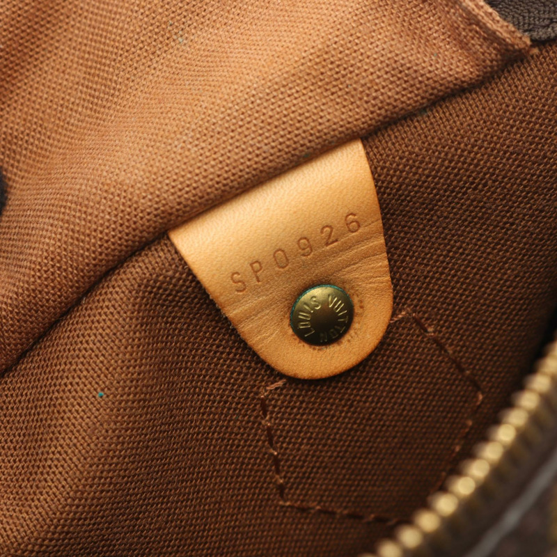 路易威登 Speedy 25 手提包 M41528 Monogram 皮革棕色二手女士 LV-4