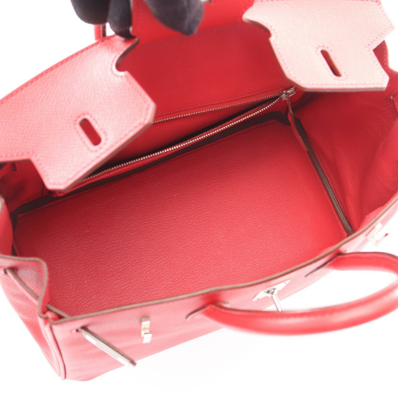 愛馬仕 Birkin 25 手提包，Epsom 皮革，Bougainvillier 紅色，二手，女士，N SHW-2
