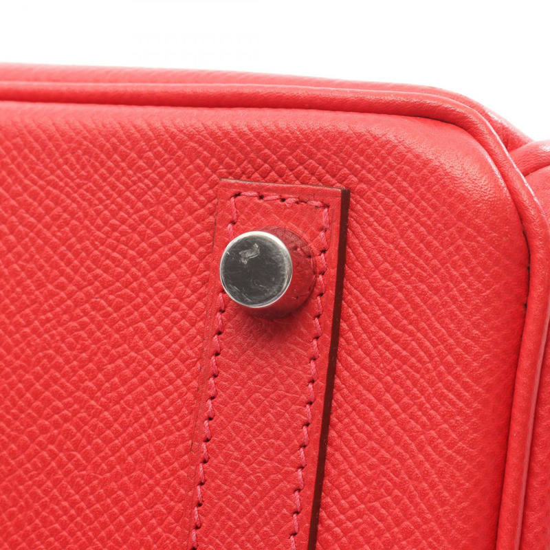 愛馬仕 Birkin 25 手提包，Epsom 皮革，Bougainvillier 紅色，二手，女士，N SHW-9