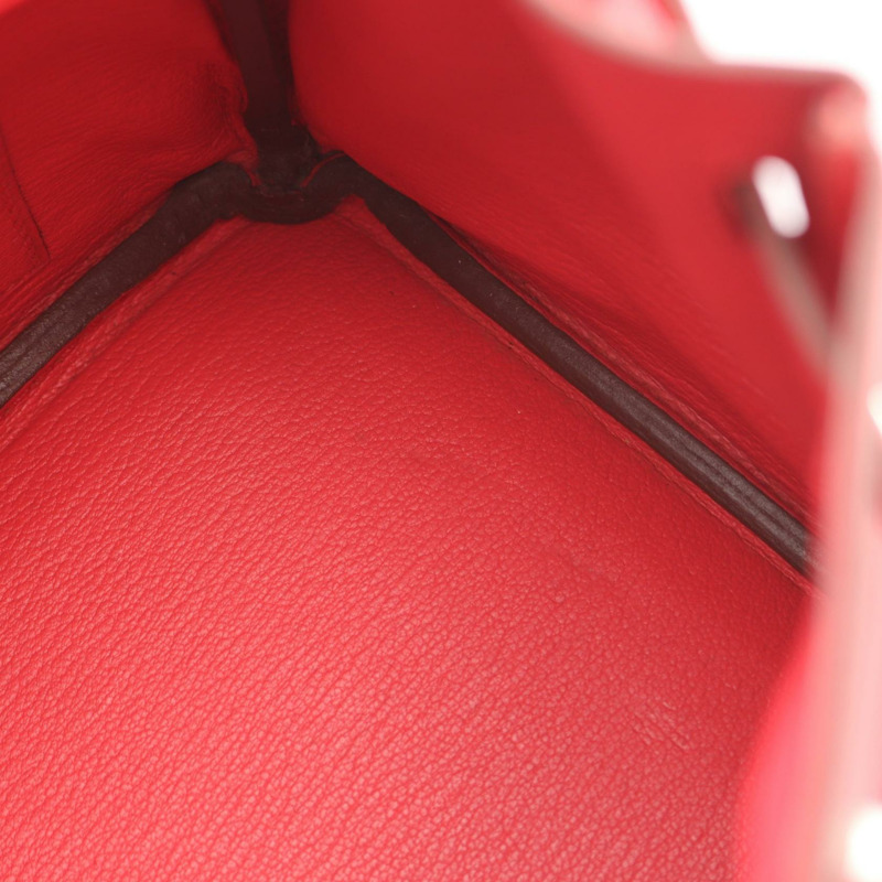 愛馬仕 Birkin 25 手提包，Epsom 皮革，Bougainvillier 紅色，二手，女士，N SHW-11