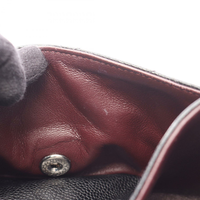 香奈兒 (CHANEL) Matelasse 雙蓋肩背包，小牛皮，黑色，SHW，二手，女士-5