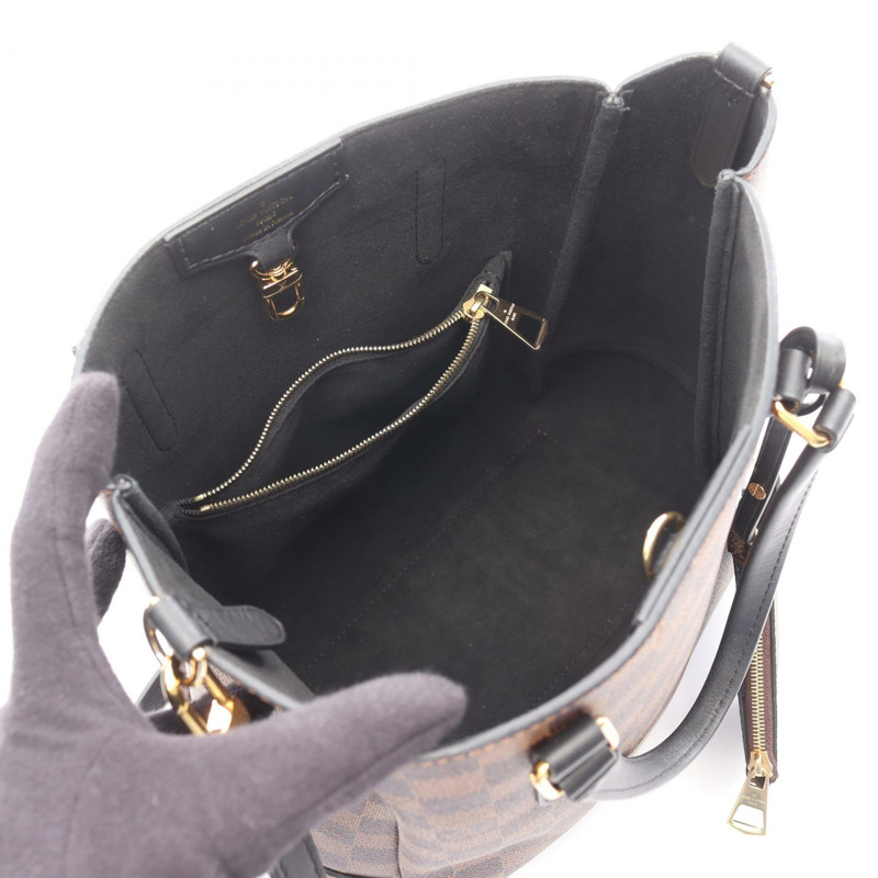 LOUIS VUITTON Belmont NV BB 單肩斜背包手提包 N60348 Damier Ebene 二手-2