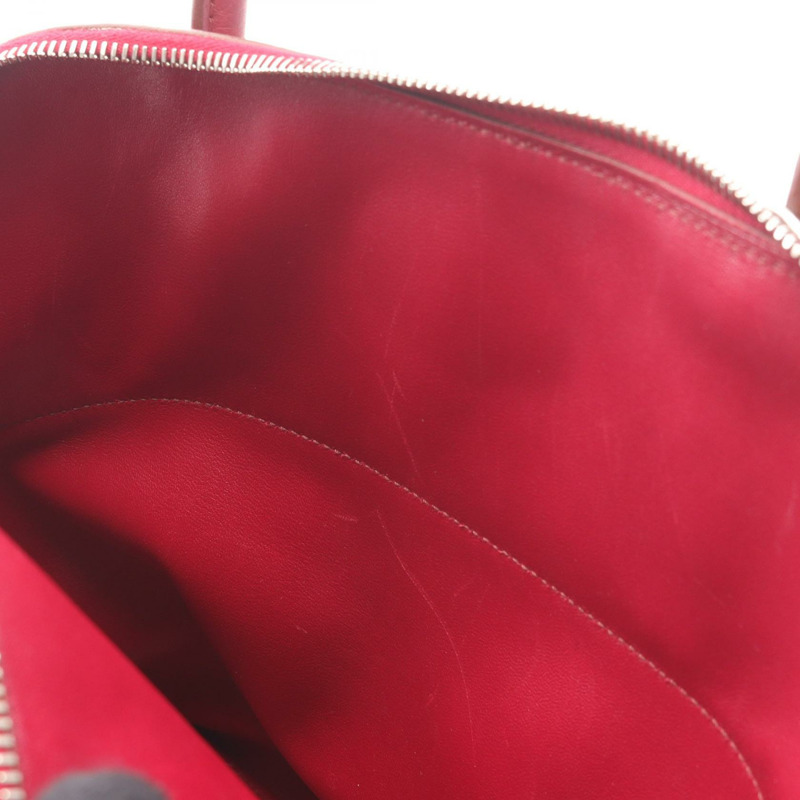愛馬仕 Bolide 31 sgiykder 手提包 T Taurillon Clemence Ruby 二手女士 SHW-8