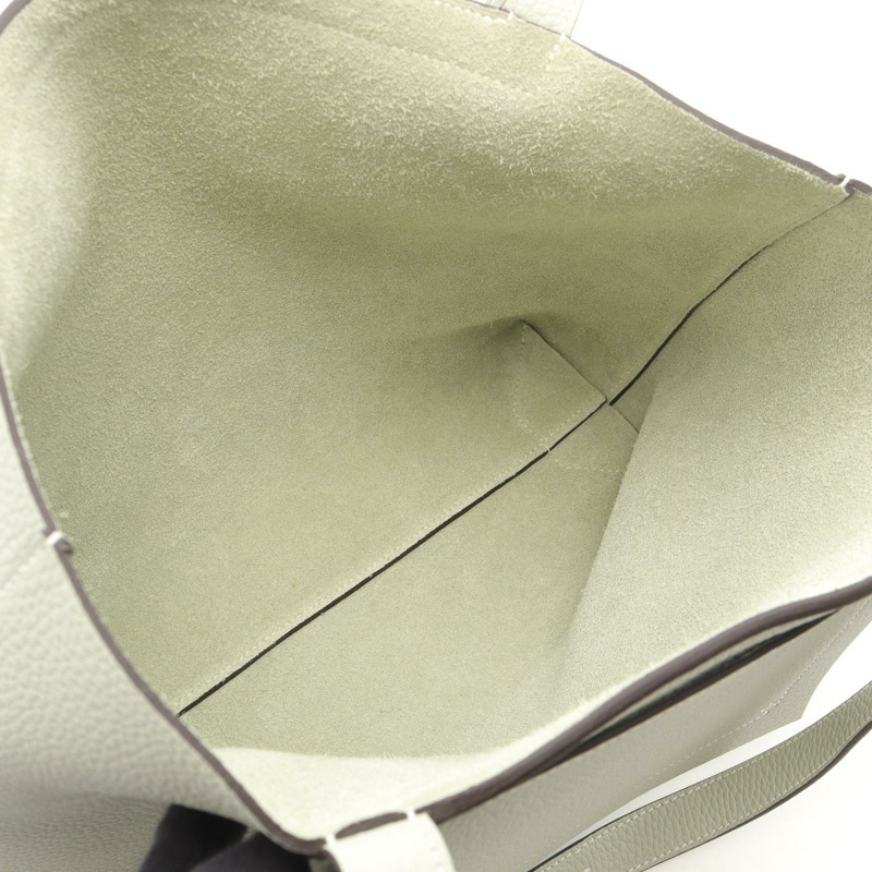 愛馬仕 Cabas Sellier 31 手提單肩包 B Taurillon Clemence Vert Fizz 二手-2