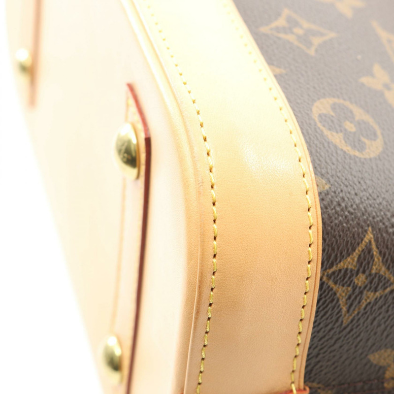 路易威登 Alma 手提包 M53151 Monogram 皮革棕色二手女士 LV-5