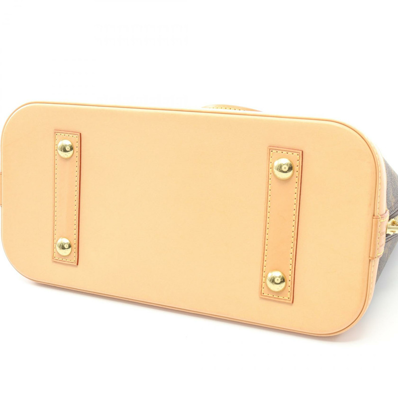 路易威登 Alma 手提包 M53151 Monogram 皮革棕色二手女士 LV-6