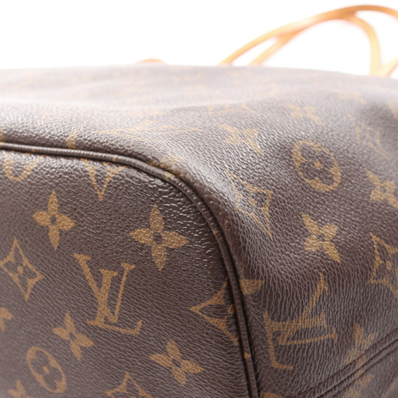 路易威登 Neverfull MM 手提包 M41178 Monogram 皮革 棕色 Pivoine 二手-7