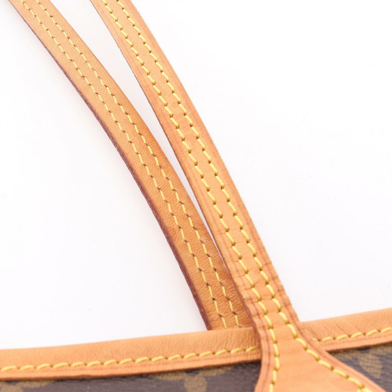 路易威登 Neverfull MM 手提包 M41178 Monogram 皮革 棕色 Pivoine 二手-11