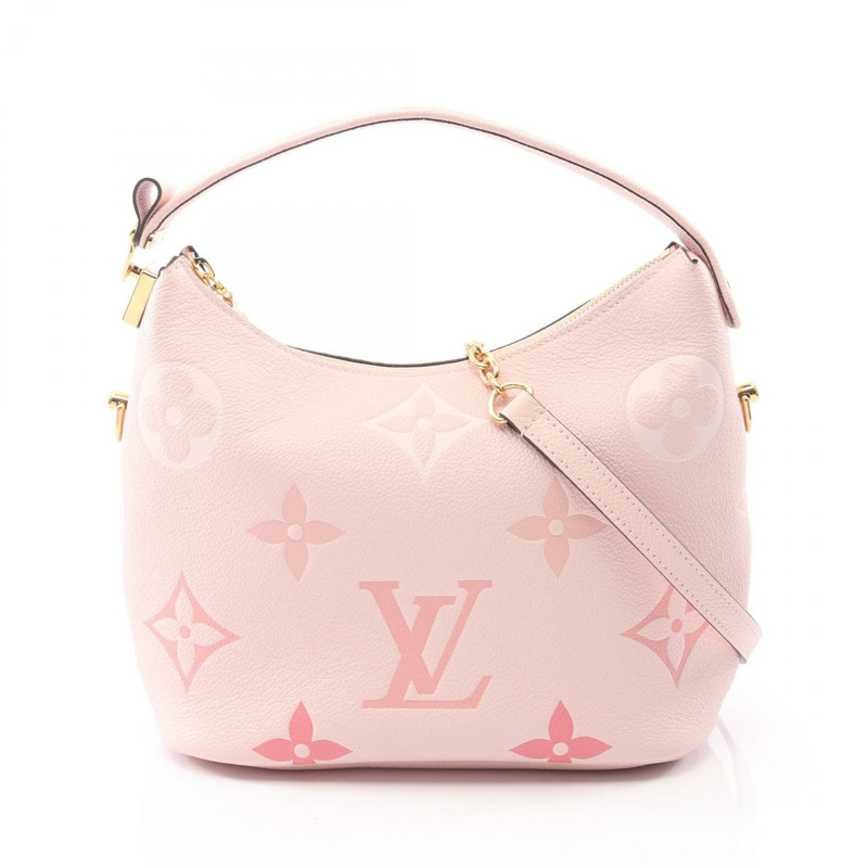 LOUIS VUITTON 棉花糖小號斜背包手提包 M45697 Monogram Empreinte 粉紅色 LV-0