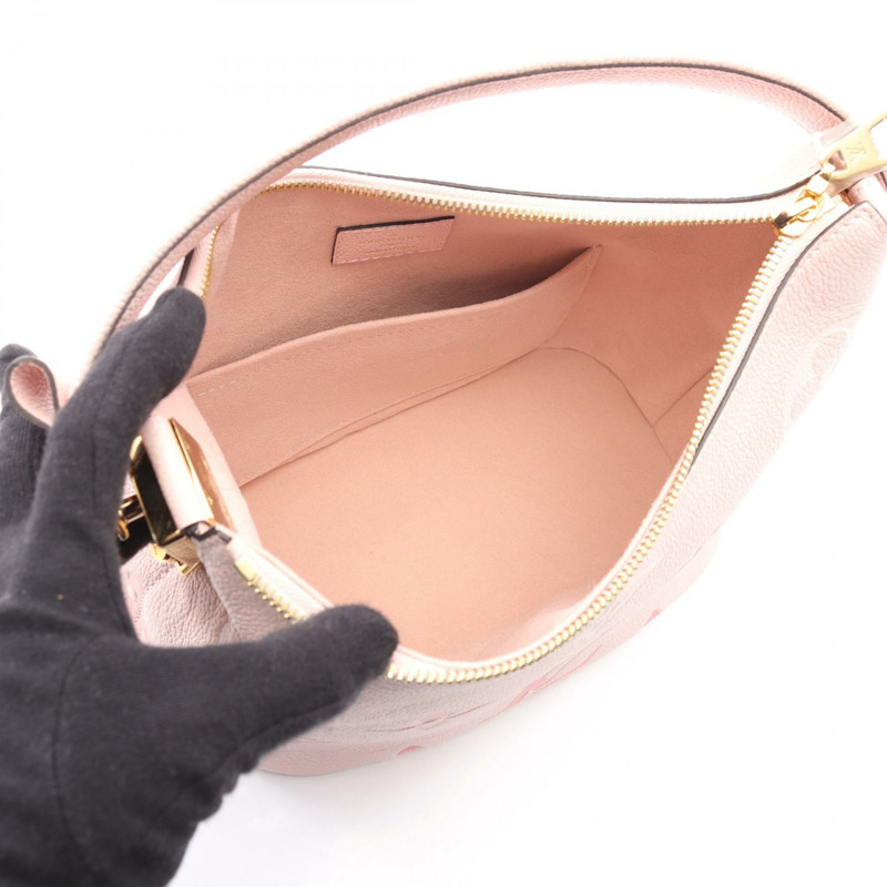 LOUIS VUITTON 棉花糖小號斜背包手提包 M45697 Monogram Empreinte 粉紅色 LV-2