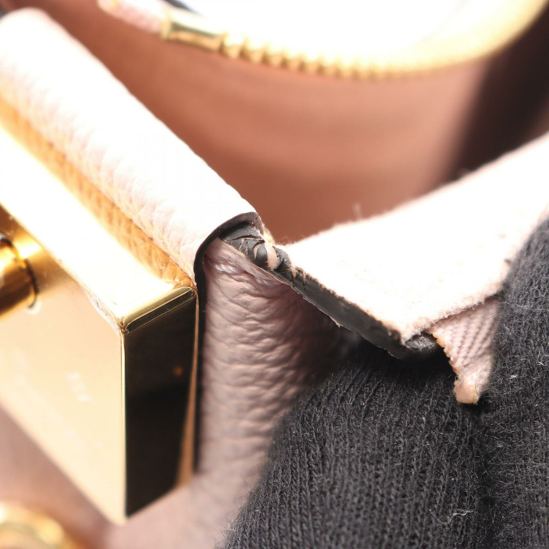 LOUIS VUITTON 棉花糖小號斜背包手提包 M45697 Monogram Empreinte 粉紅色 LV-5