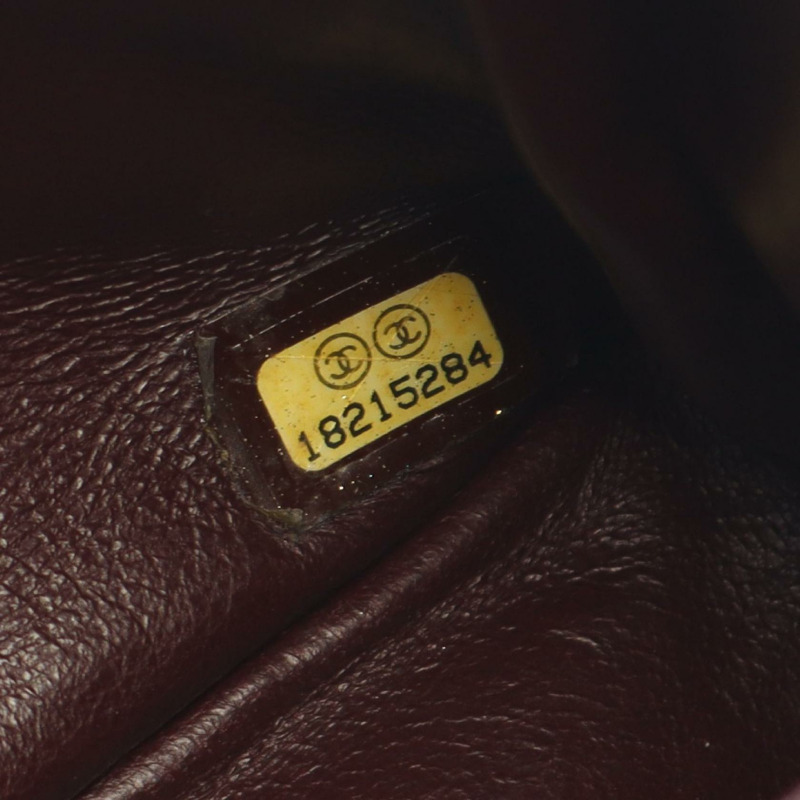 香奈兒 2.55 Matelasse Maxi W 翻蓋鏈條肩背包,黑色小牛皮,二手,金色五金-4