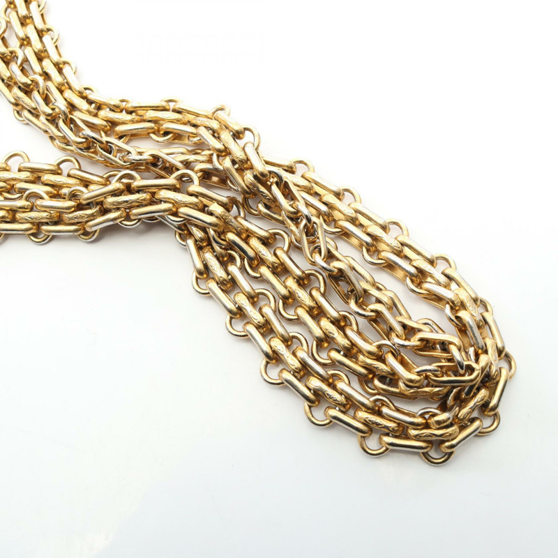 香奈兒 2.55 Matelasse Maxi W 翻蓋鏈條肩背包,黑色小牛皮,二手,金色五金-9