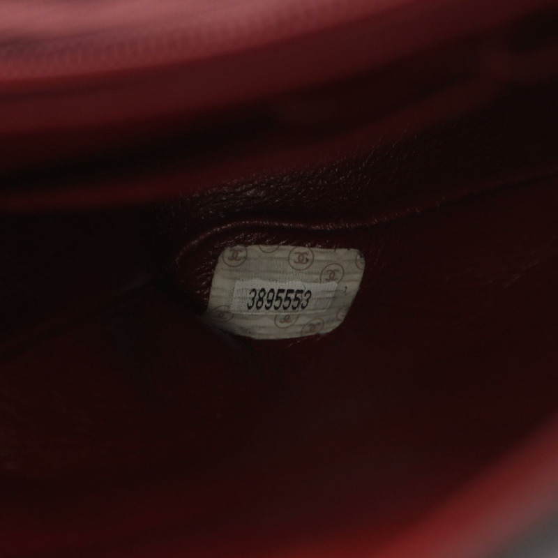 香奈兒迷你Matelasse 20鏈條斜挎包，羊皮材質，黑色，二手，金色五金-4