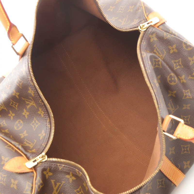 路易威登 Keepall 55 手提旅行包 M41424 Monogram 皮革 棕色 二手 LV-2