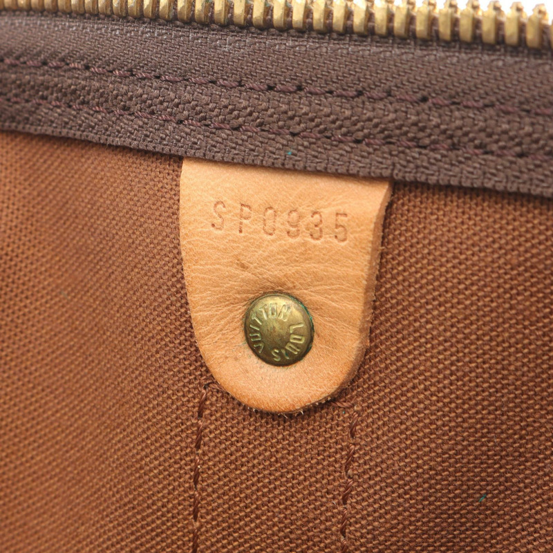路易威登 Keepall 55 手提旅行包 M41424 Monogram 皮革 棕色 二手 LV-4
