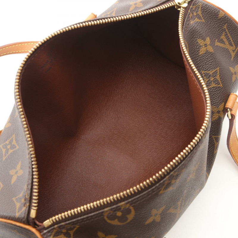 路易威登 Papillon 26 單肩手提包 M51386 Monogram 皮革 棕色 二手 LV-2
