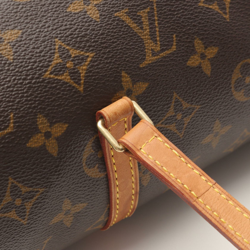 路易威登 Papillon 26 單肩手提包 M51386 Monogram 皮革 棕色 二手 LV-7