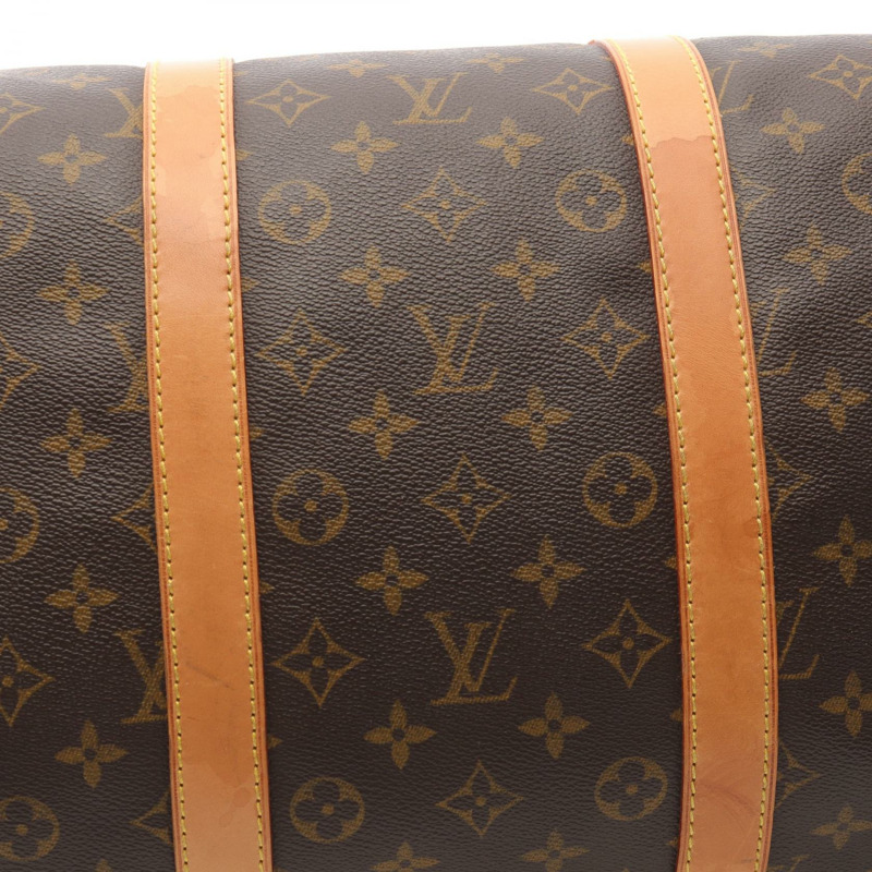 路易威登 Keepall Bandouliere 55 肩背包 M41414 Monogram 棕色皮革-8
