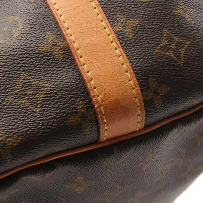路易威登 Keepall Bandouliere 55 肩背包 M41414 Monogram 棕色皮革-9