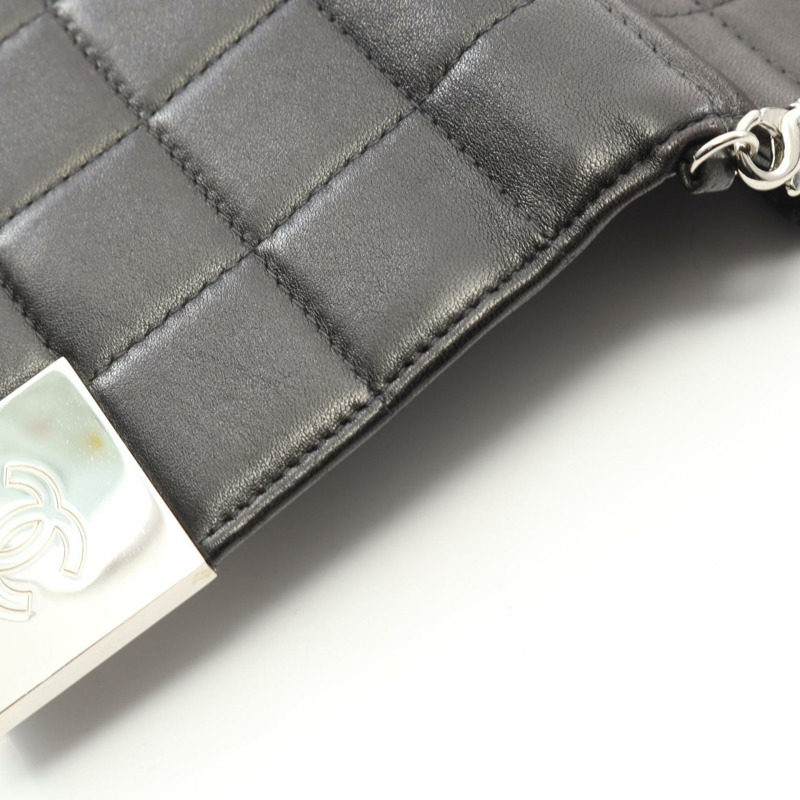 香奈兒 (CHANEL) 巧克力棒鏈條單肩包，羊皮材質，黑色，二手，女士 COCO-7