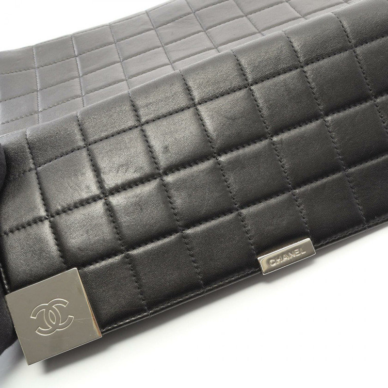 香奈兒 (CHANEL) 巧克力棒鏈條單肩包，羊皮材質，黑色，二手，女士 COCO-9