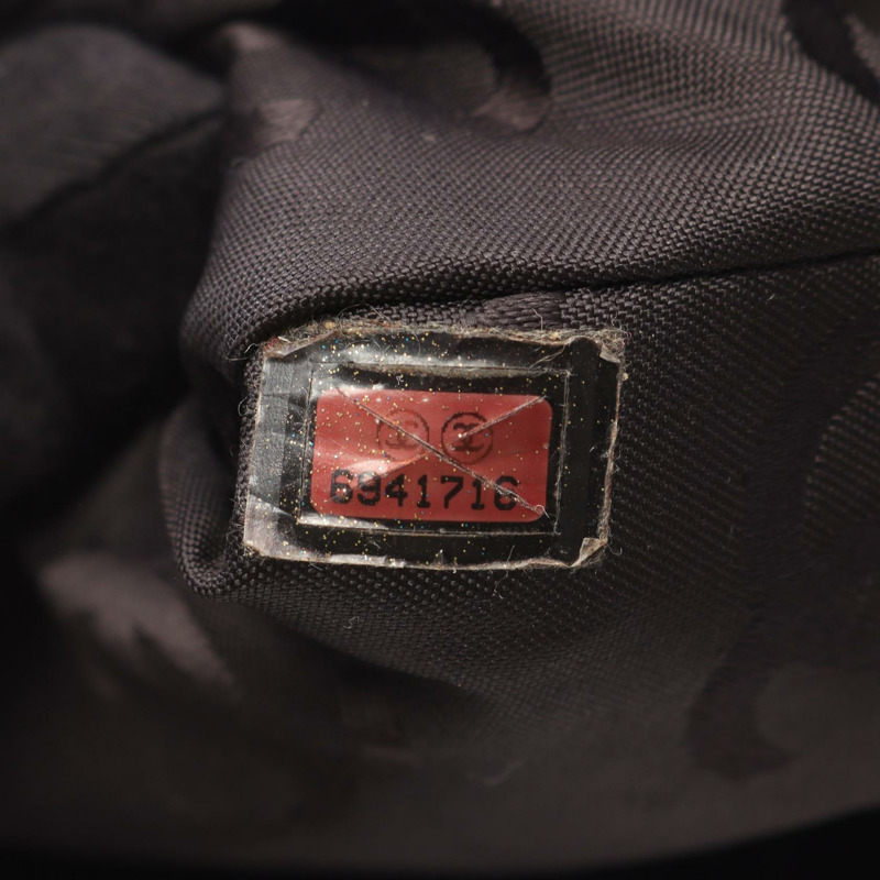 香奈兒 COCO 標誌手提包，小牛皮，黑色，二手，女士-4